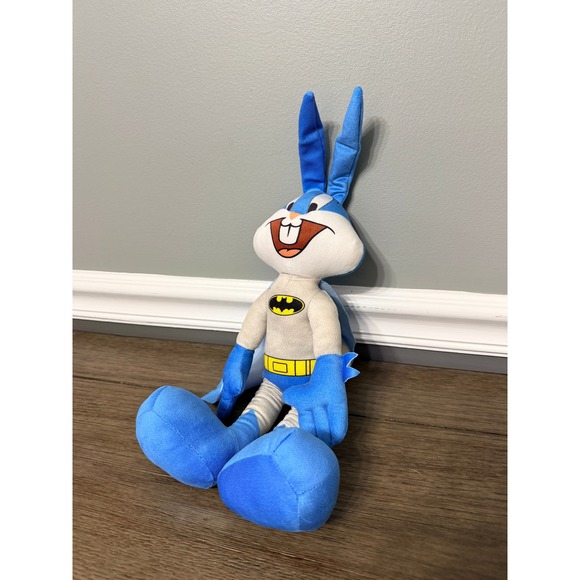 Looney Tunes Bugs Bunny Batman Superhero Plush - Picture 2 of 5